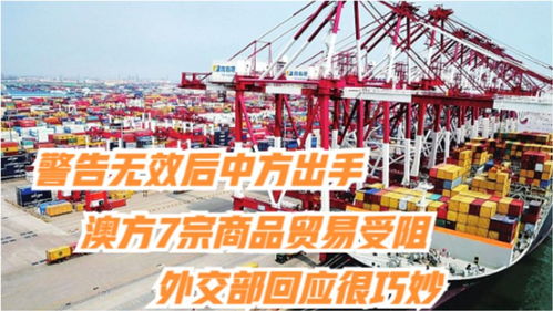 警告無效后中方依法反制，澳方七類商品對華出口受挫，外交部闡明貿易管理立場